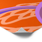 花咲き野花。夏のフローラ ポスター (角)