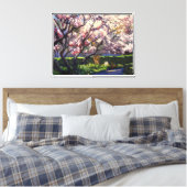 花咲くりんごの木の絵 キャンバスプリント (インサイチュ (寝室))