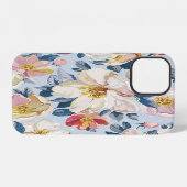 花咲くりんごの木、エレガンス柄 iPhoneケース (裏面横)