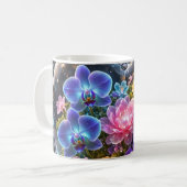 花咲くアートマグ コーヒーマグカップ (正面左)