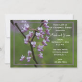 花咲くウェディングツリーのリハーサルディナー招待状 招待状 (正面)