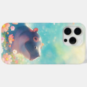 花咲くカバ Case-Mate iPhoneケース (裏面 (横))