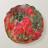 花咲くゲラニウム..... ラウンドクッション (裏面)