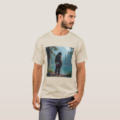 花咲くサスクワッチ Tシャツ (正面フル)