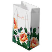 花咲くサボテン スモールペーパーバッグ (裏面アングル)
