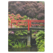 花咲くシャクナゲとハートの橋 クリップボード (裏面)