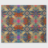 花咲くセレニティ：イーサリーピンクファンタジーアート ラッピングペーパー (フラット)