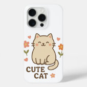 花咲くネコ Case-Mate iPhoneケース (裏面)