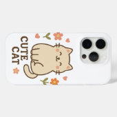 花咲くネコ Case-Mate iPhoneケース (裏面 (横))