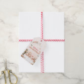 花咲くパーティー with ネコ ギフトタグ (より糸付き)