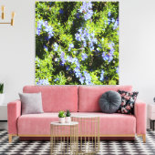 花咲くローズマリーブッシュ キャンバスプリント (インサイチュ (リビング))