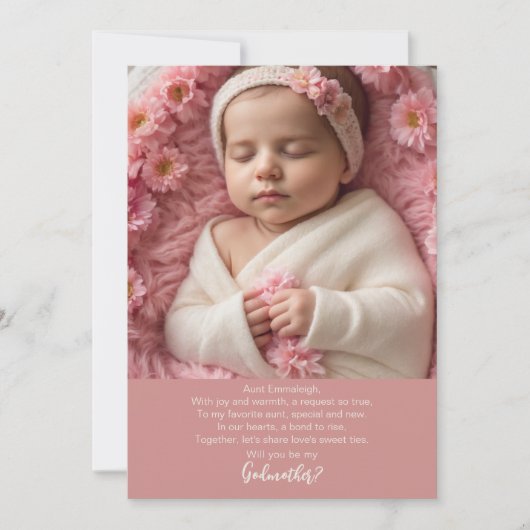 花咲く夢 – 甘いゴッドマザーの提案 招待状 (正面)