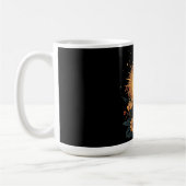 花咲く太陽の天体女神 コーヒーマグカップ (左)