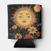 花咲く太陽の天体女神 缶クーラー (裏面)