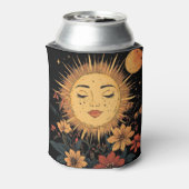 花咲く太陽の天体女神 缶クーラー (缶裏面)