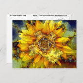 花咲く太陽 ポストカード (正面/裏面)