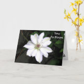 花咲く時　卒業カード カード (黄色い花)