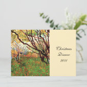 《花咲く果樹園》 ヴィンセント・ヴァン・ゴッホのディナーパーティー 招待状 (スタンド正面)