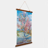 花咲く桃の木、ゴッホ 吊り下げ型タペストリー (傾斜あり)
