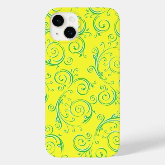 花咲く渦巻き Case-Mate iPhoneケース (裏面)