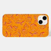 花咲く渦巻き Case-Mate iPhoneケース (裏面 (横))