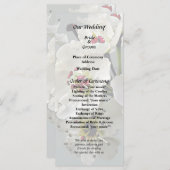 花咲く白い梨の花 プログラム (正面/裏面)