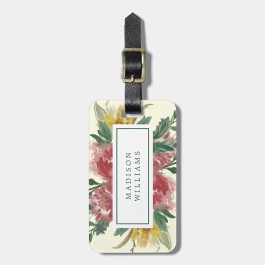 花咲く花 ラゲッジタグ (正面縦)