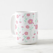 花咲く コーヒーマグカップ (正面左)