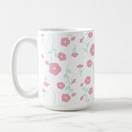花咲く コーヒーマグカップ