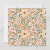 花咲く ブライダルシャワー 招待状 (裏面)