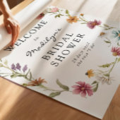 花咲く ワイルドフラワー ブライダルシャワー ウェルカムサイン ポスター