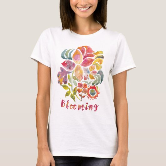 花咲くTシャツ Tシャツ (正面)