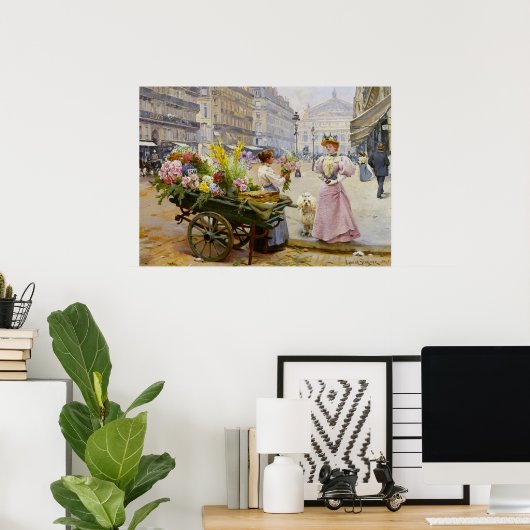 花商人のマリア ポスター (ホームオフィス)