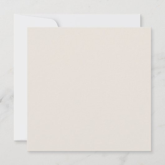 花図解入りの、写真付きののシンプルクラシックの日付を保存 招待状 (裏面)