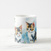花園で二匹のフローラ コーヒーマグカップ (中央)