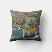 花園と細いボート クッション (裏面)