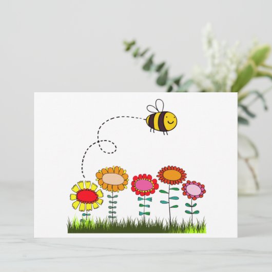花園に蜂が飛ぶ 招待状 (スタンド正面)