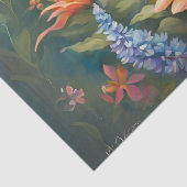 花園のひとつのハチドリ 薄葉紙 (詳細)