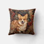 花園のウェルシュコーギービクトリアンを壊した クッション (裏面)