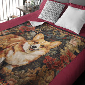 花園のウェルシュコーギービクトリアンを壊した シェルパブランケット