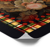 花園のウェルシュコーギービクトリアンを壊した ポスター (角)