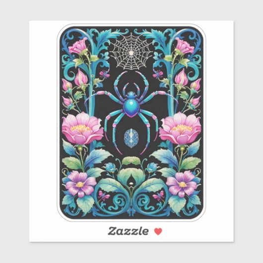 花園のクモ シール (シート)