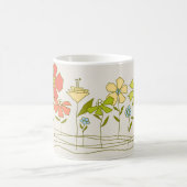 花園のマグ コーヒーマグカップ (中央)