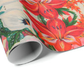 花園の包装紙 ラッピングペーパー (ロールコーナー)