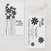 花園の名刺のテンプレート 名刺 (正面/裏面)