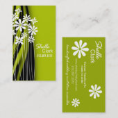 花園の名刺のテンプレート 名刺 (正面/裏面)