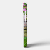 花園の塀のポストのブルーバードの男性 Case-Mate iPhoneケース (裏面 / 左)