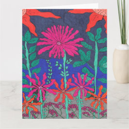 花園の夜景 カード