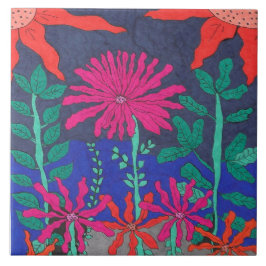 花園の夜景 タイル