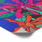 花園の夜景 ポスター (角)